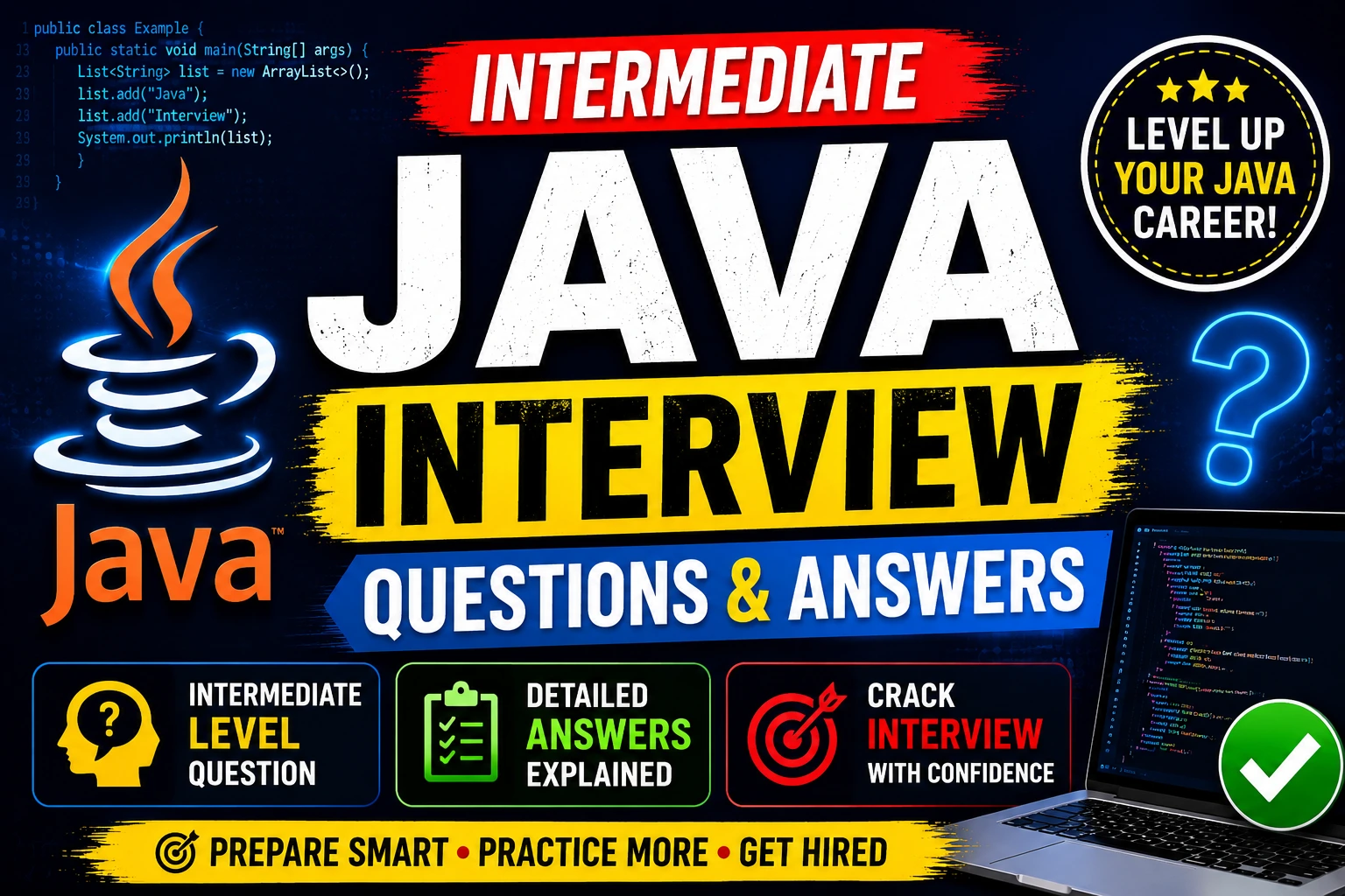 Intermediate Java Interview Questions & Answers
