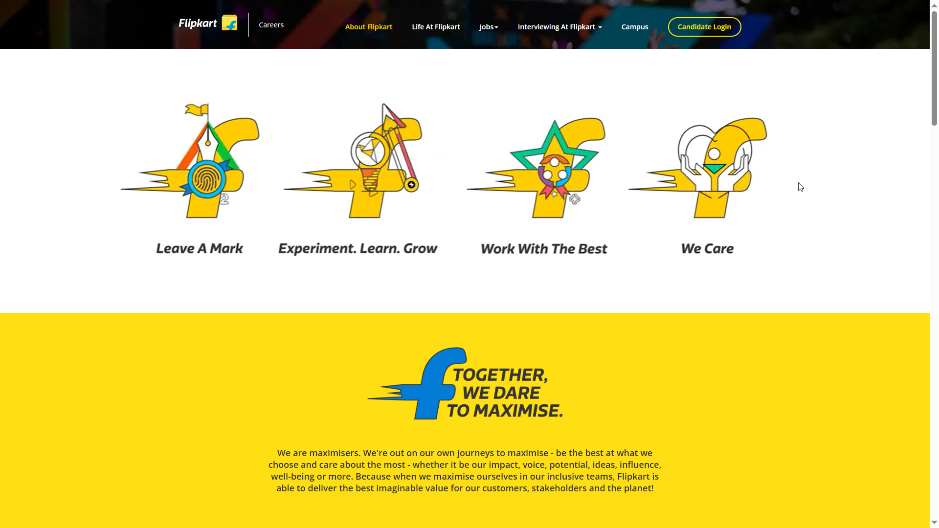 About Us page