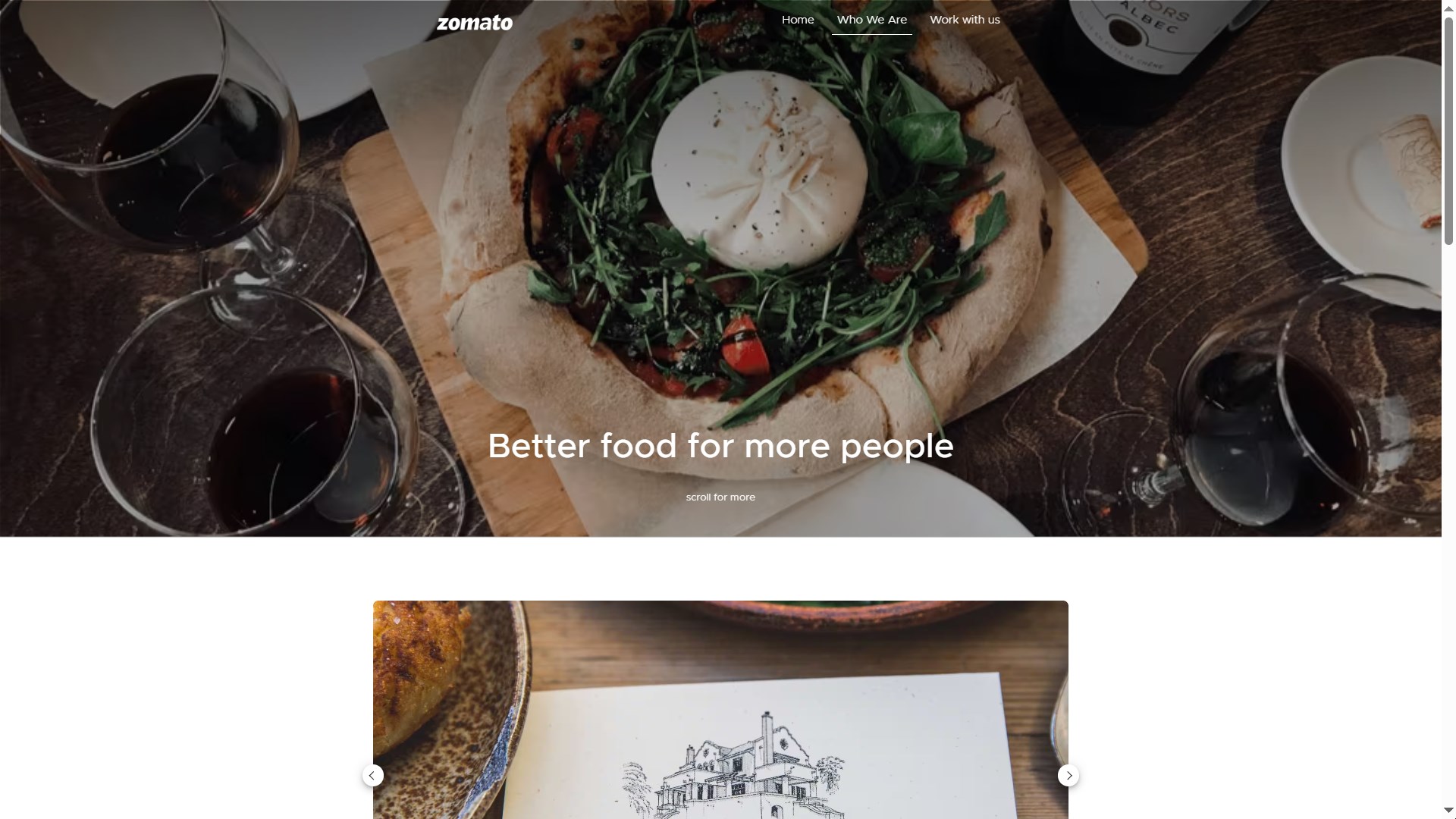 About us page