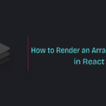 array in react js