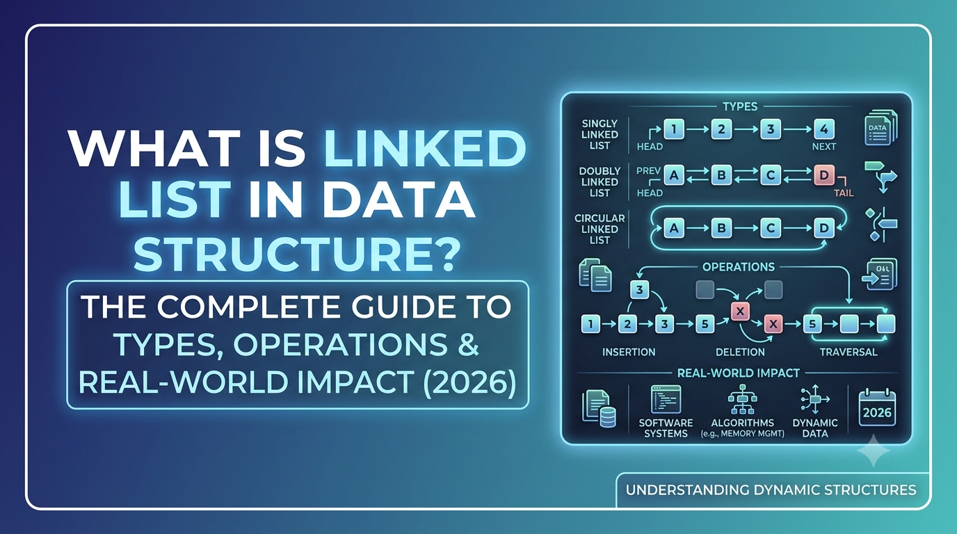 What Is Linked List in Data Structure The Complete Guide to Types, Operations & Real-World Impact (2026)