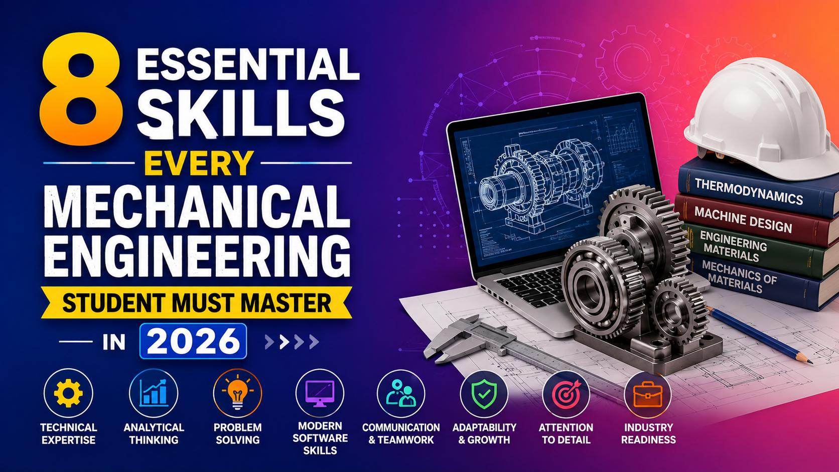 8 Essential Skills Every Mechanical Engineering Student Must Master in 2026