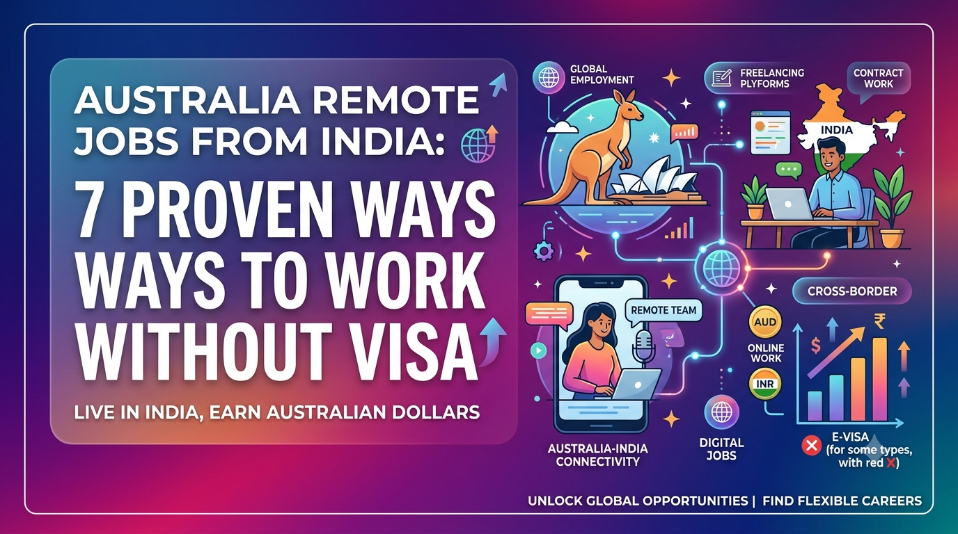 Australia Remote Jobs from India 7 Proven Ways to Work Without Visa