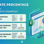 Calculate Percentage in Excel Formulas With Examples