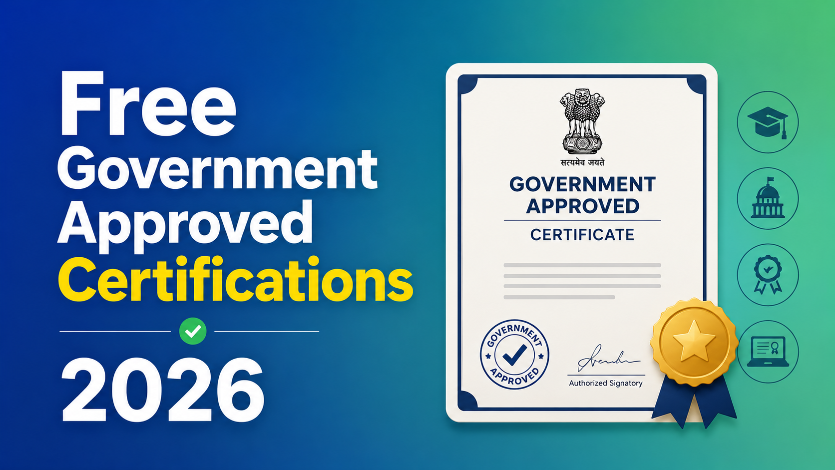 Free Government Approved Certifications 2026 – 4 Powerful Courses to Boost Your Career Fast