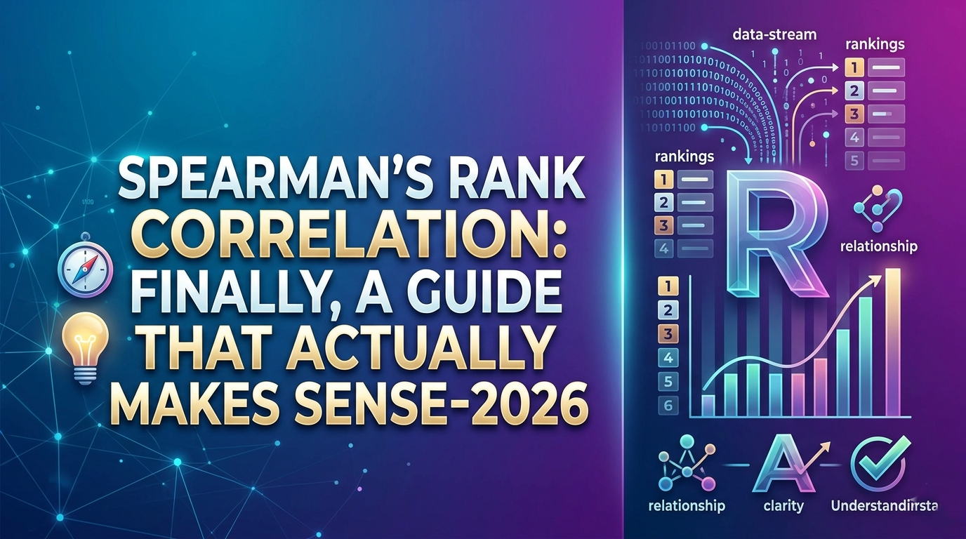 Spearman’s Rank Correlation Finally, A Guide That Actually Makes Sense-2026