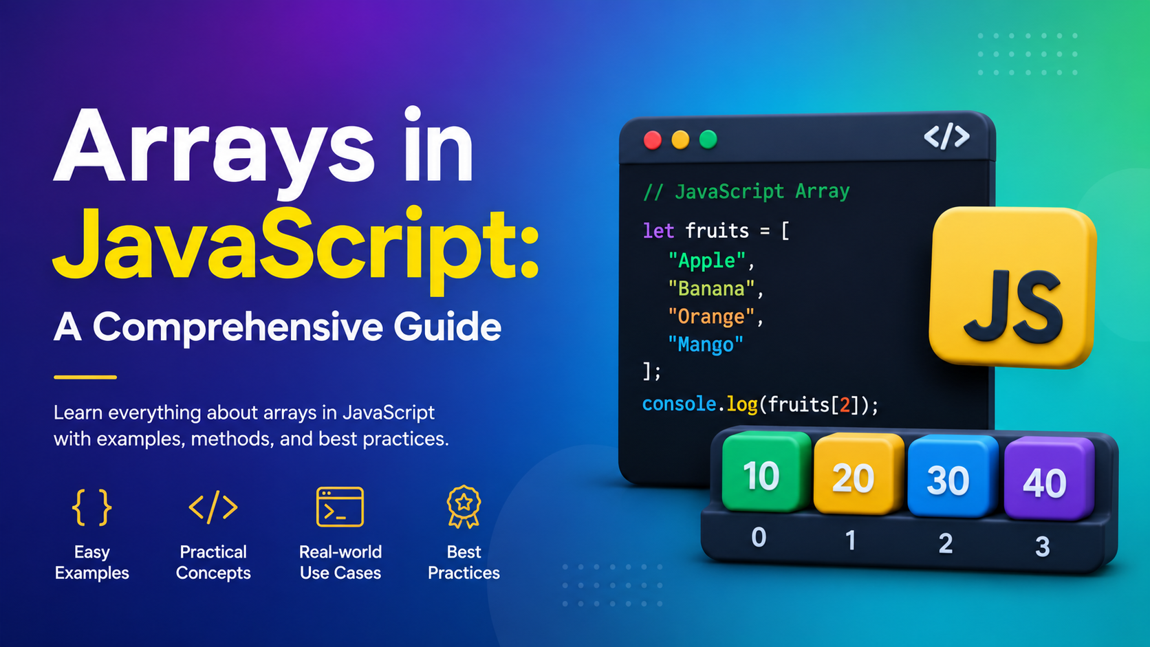 Arrays in JavaScript A Comprehensive Guide