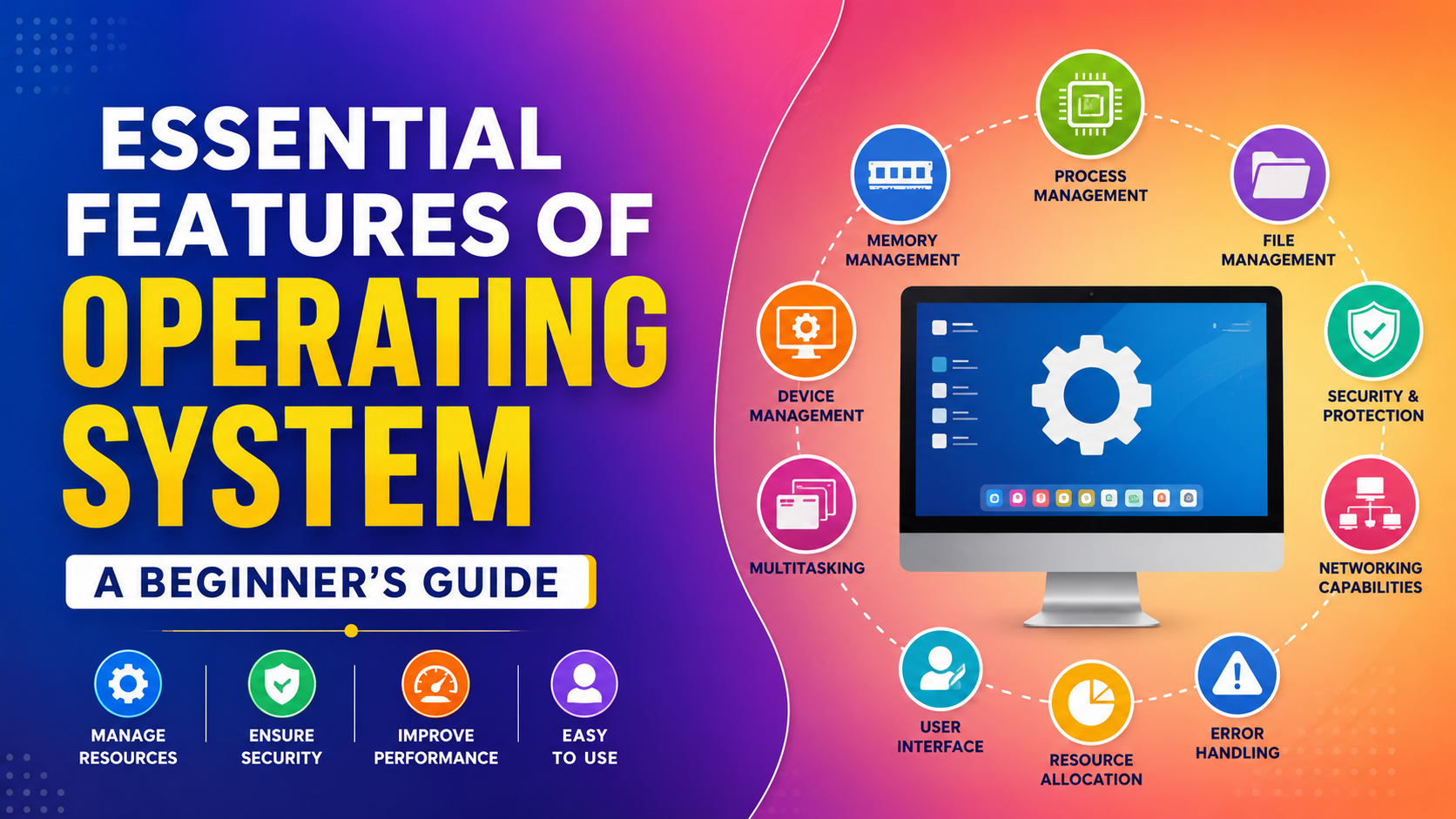 Essential Features of Operating System A Beginner's Guide