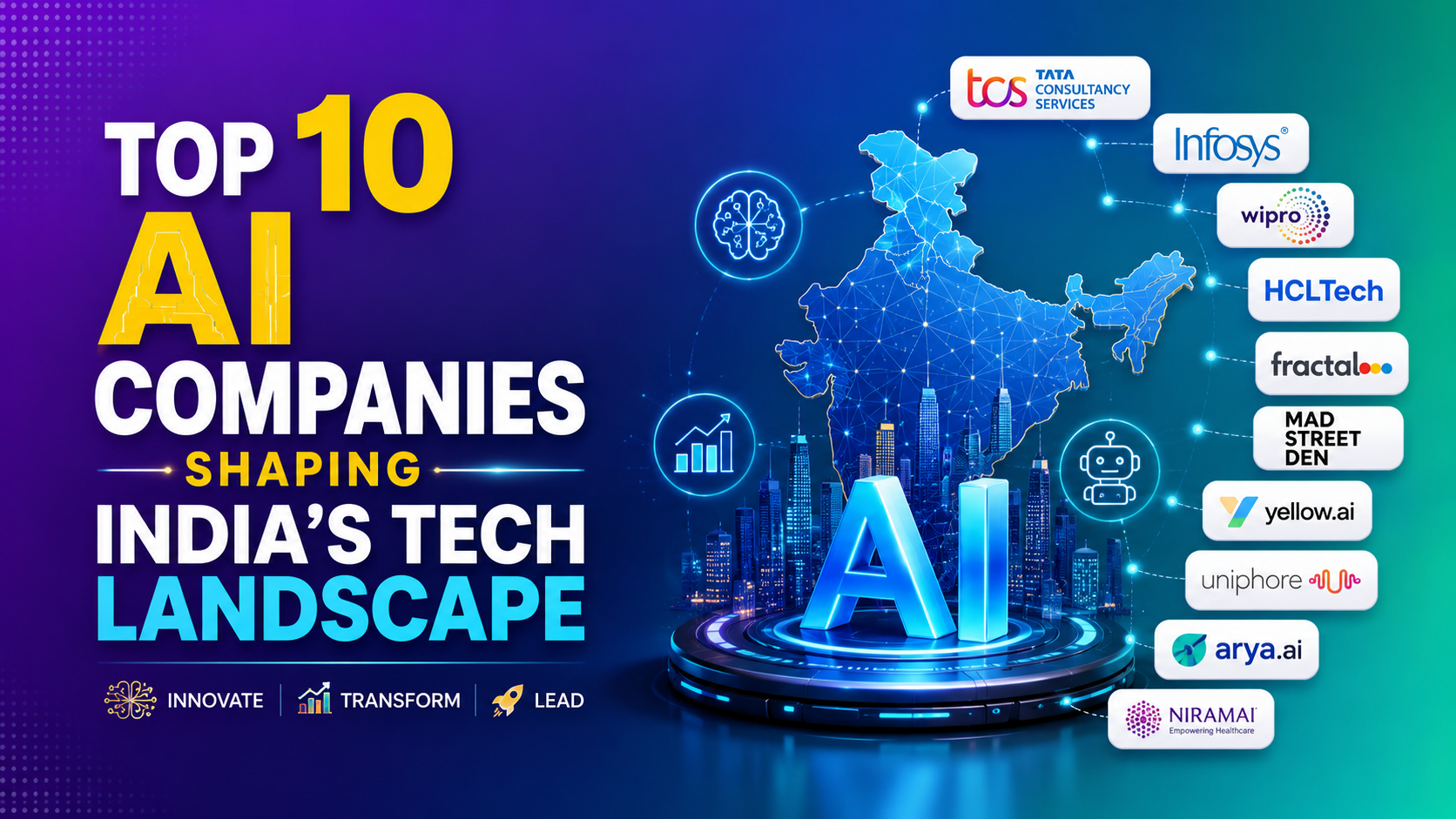 Top 10 AI Companies Shaping India's Tech Landscape
