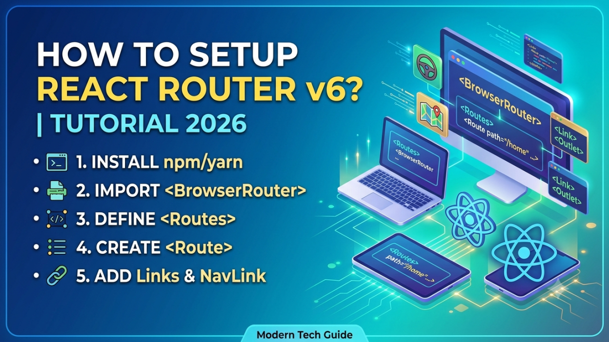 How to Setup React Router v6 Tutorial 2026