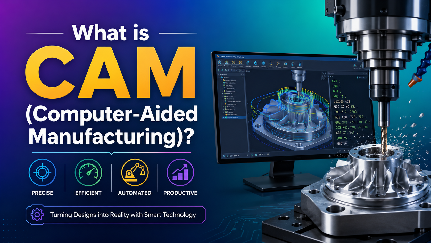 What is CAM (Computer-Aided Manufacturing)