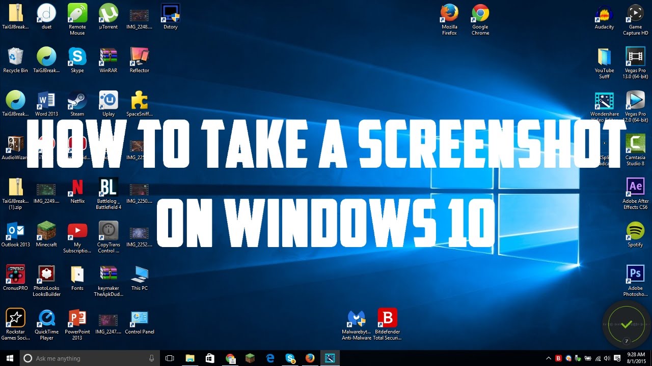 How To Take Screenshot In Windows 10 4 Simple Ways To Take A Screenshot In Windows 10 Tutorials Kaashiv Infotech