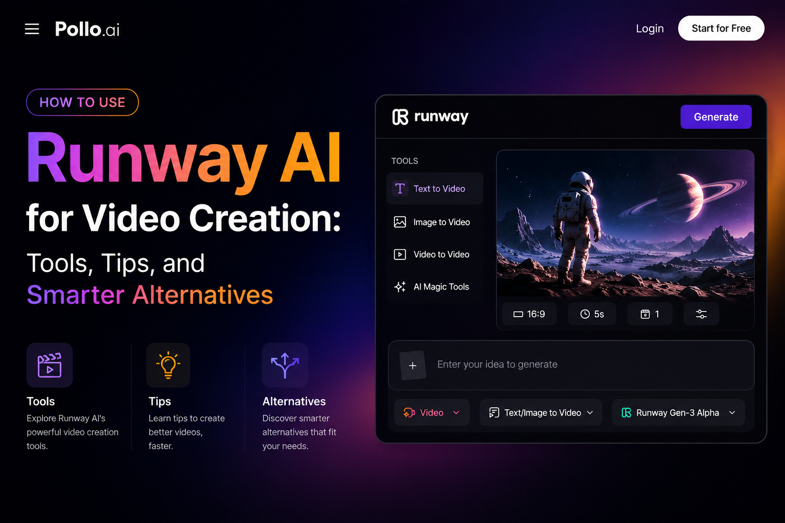 How to Use Runway AI for Video Creation: Tools, Tips, and Smarter Alternatives